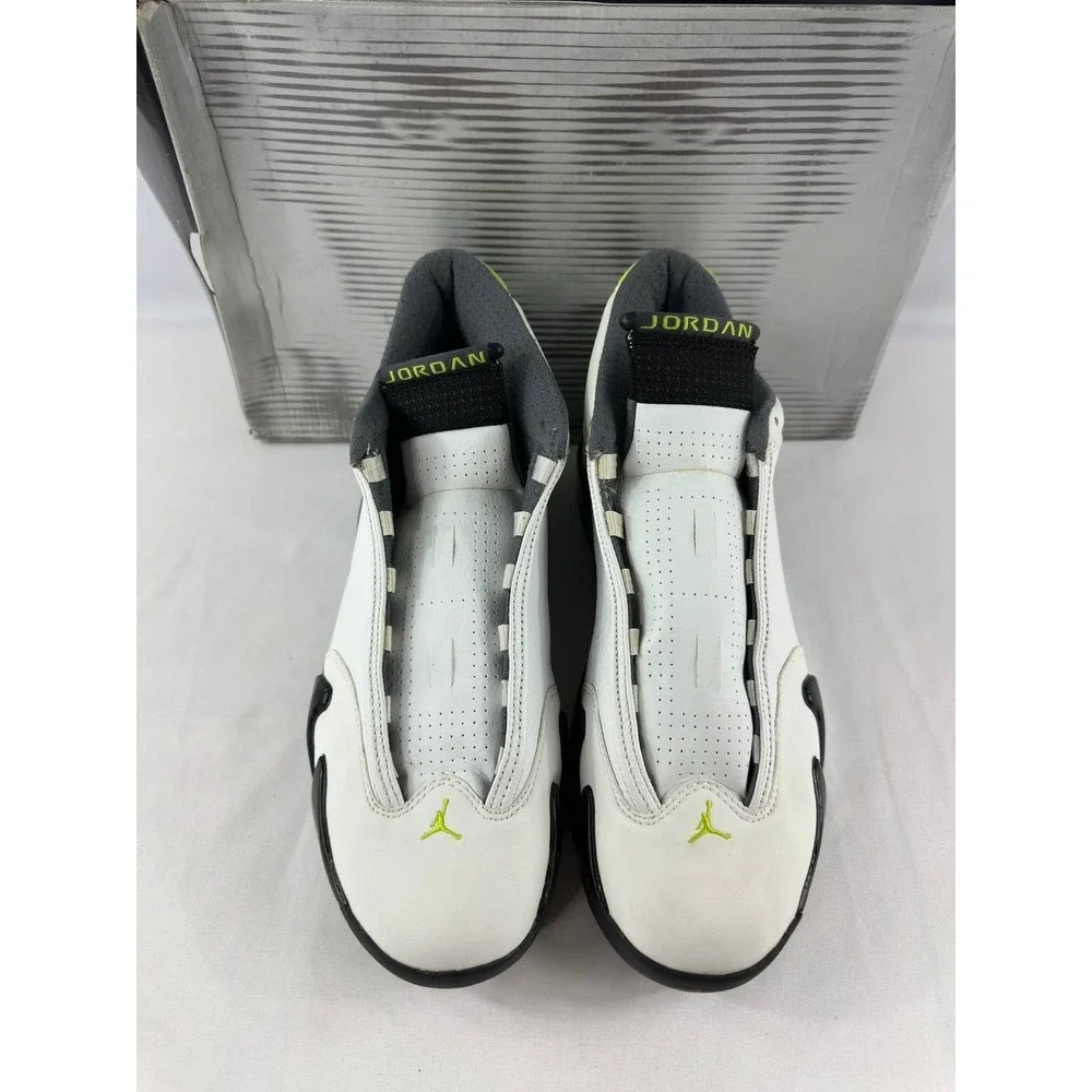 Nike Air Jordan 14 Retro 'White Chartreuse' 2005 Men's 311832-132 Size 12